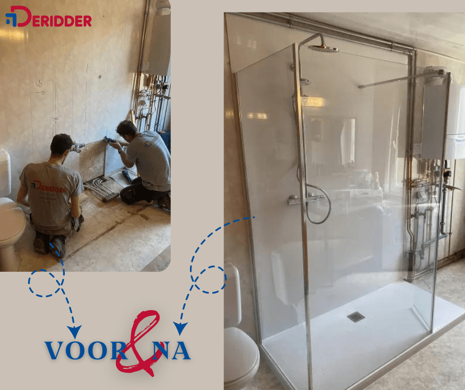 Douche Plaatsen door BV Deridder: Uw Douche Expert