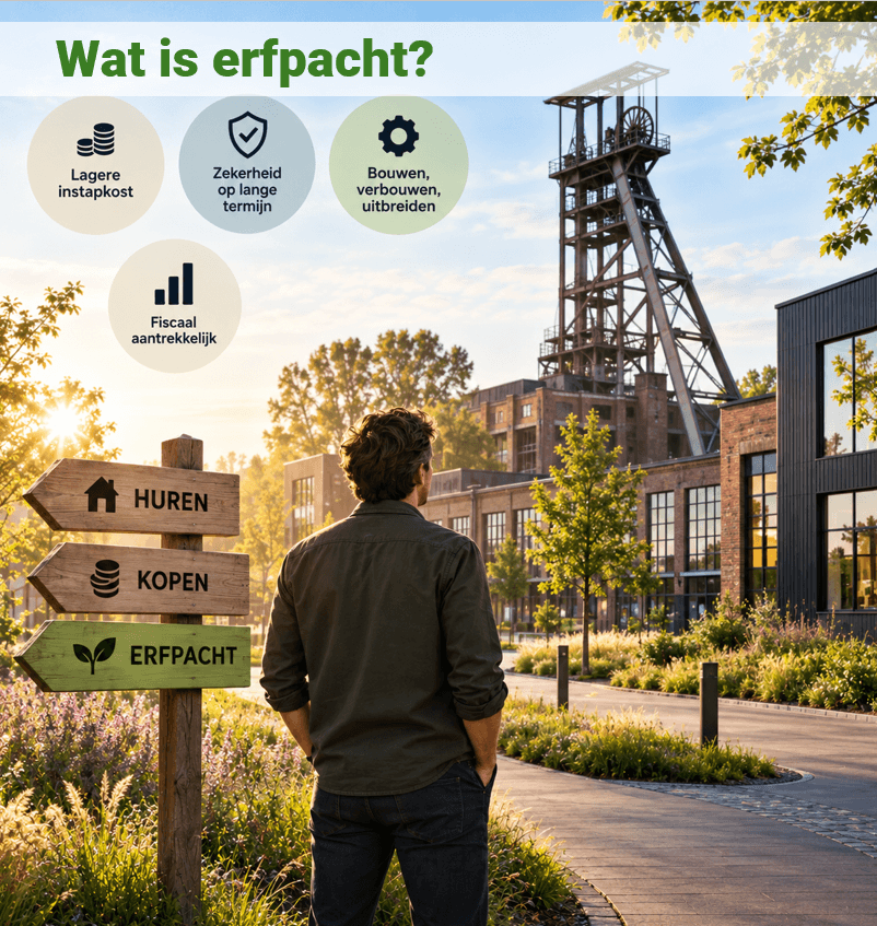 Wat is een erfpacht en wanneer is het interessant voor je bedrijf?
