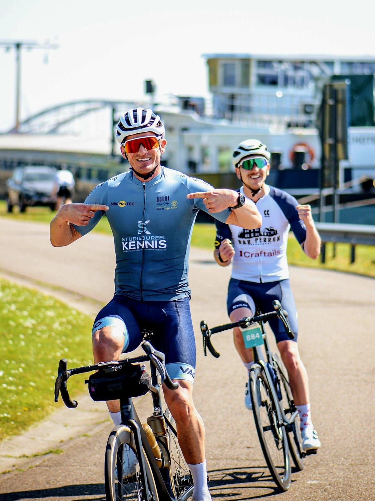 Murprotec steunt Filip in de internationale 1000 km voor Kom op tegen Kanker!