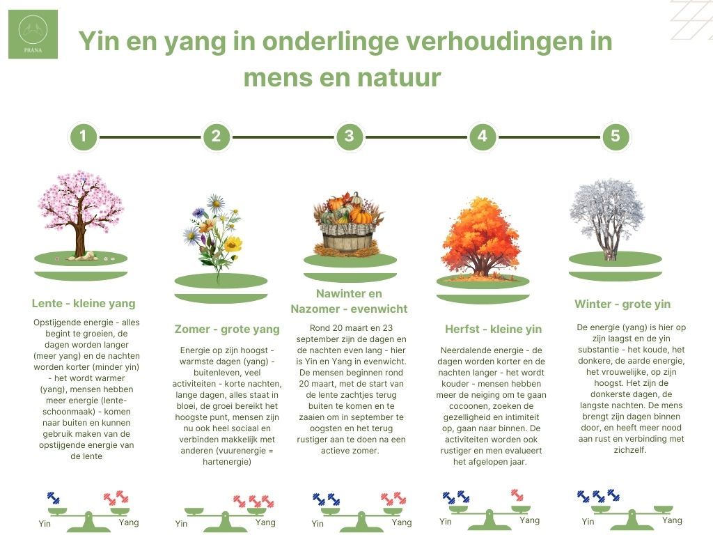 Yin en Yang in zijn relatie met de natuur