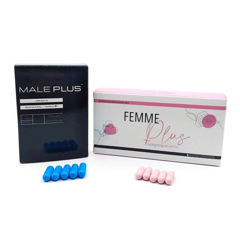 Male Plus voor de mannen & Femme Plus voor de dames!   Meer energie & meer libido!