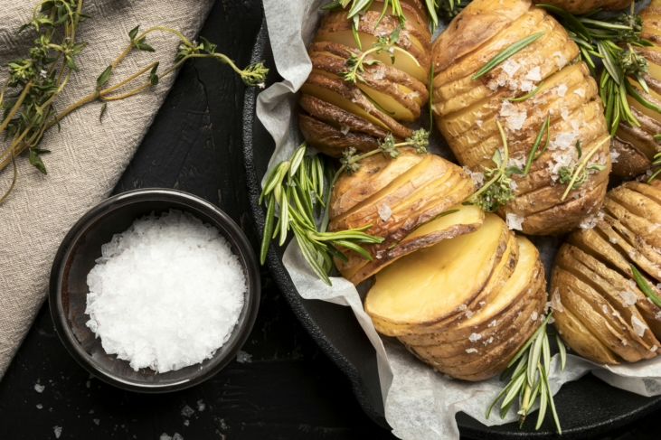 Hasselback aardappeltjes