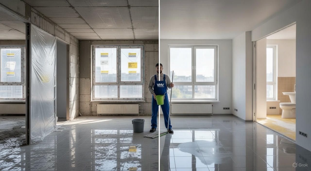 Van bouwstof tot blinkend: het geheim van een perfecte opleveringsschoonmaak