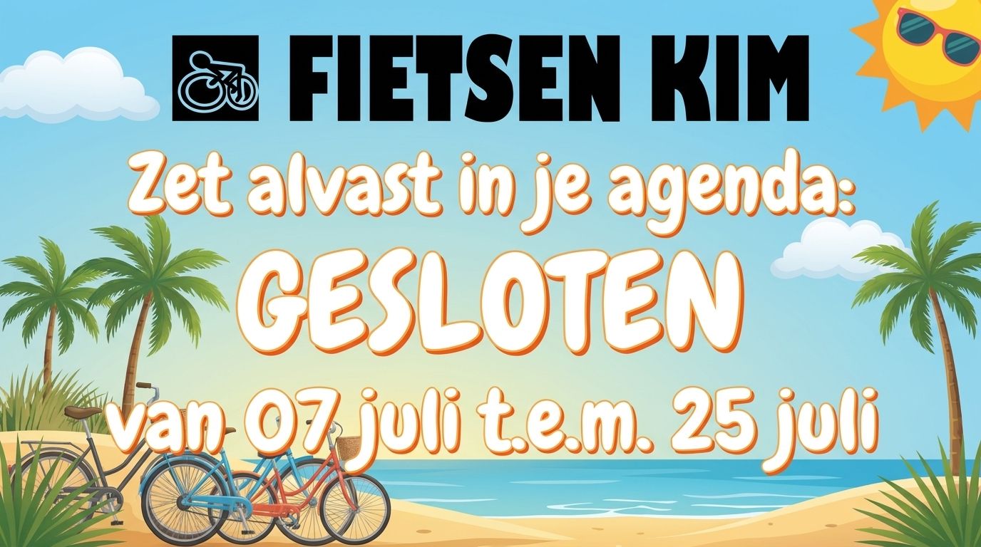 Zet de jaarlijkse vakantie alvast in je agenda!