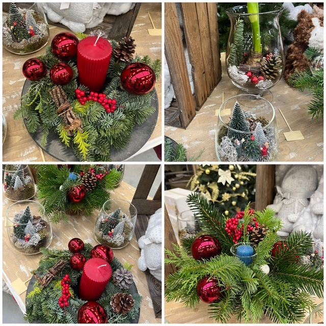 Kerstbloemstukken: warme winterpracht op tafel