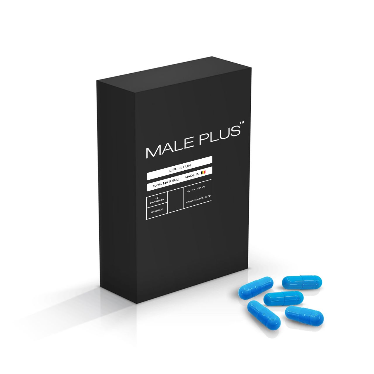 Male Plus is 100% natuurlijk dankzij Maca & Ginseng: nu 30 capsules kopen + 10 capsules gratis!