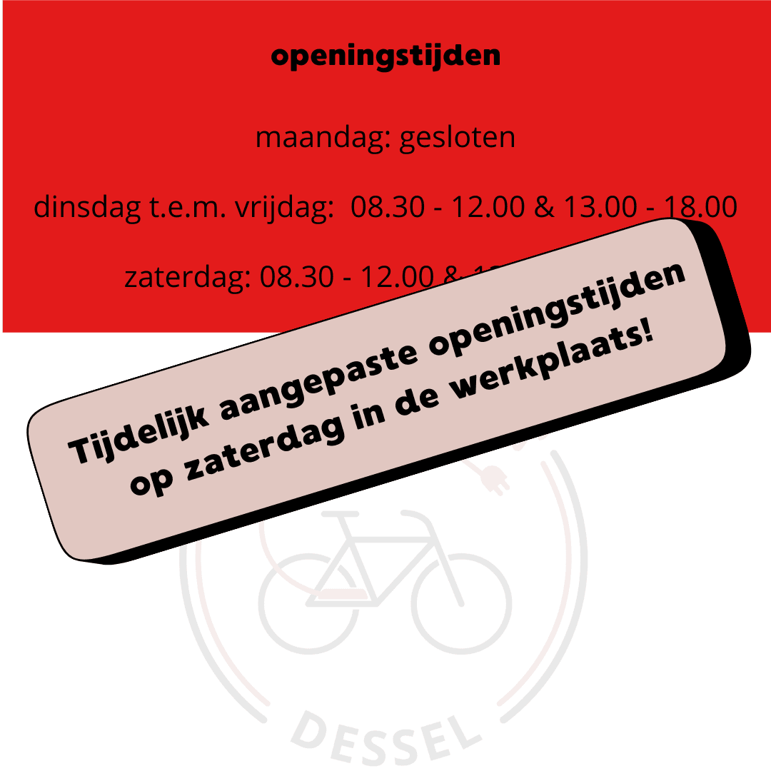 Tijdelijk aangepaste openingsuren op