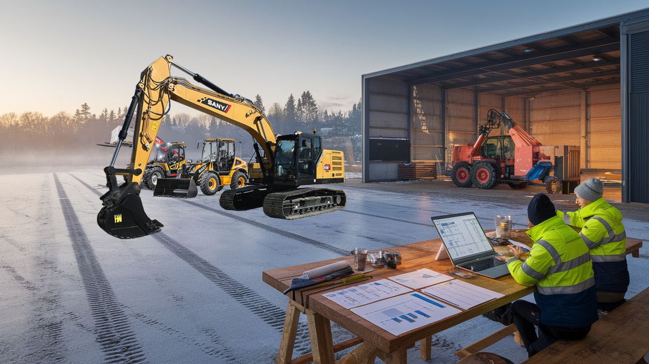 Plan je machinepark voor het nieuwe bouwjaar: koop, lease of huur?