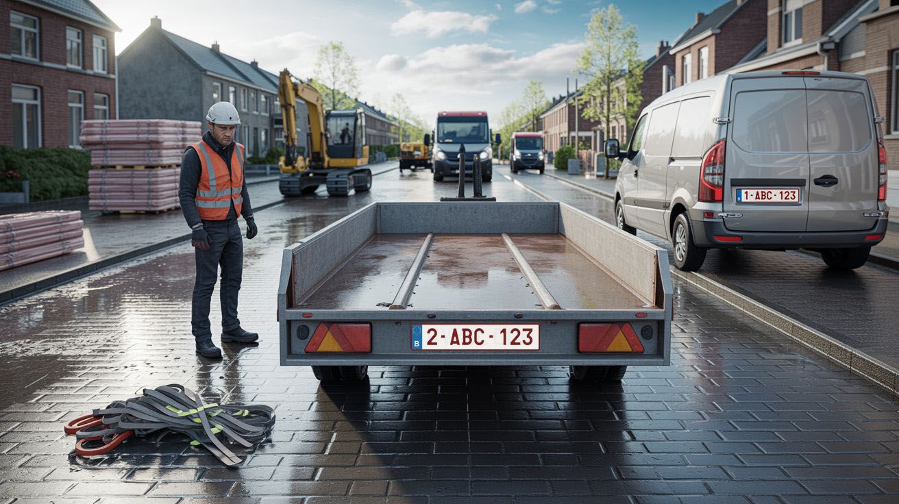 Nummerplaat bijmaken voor trailer of werfvoertuig: wat heb je nodig en hoe snel is het geregeld?