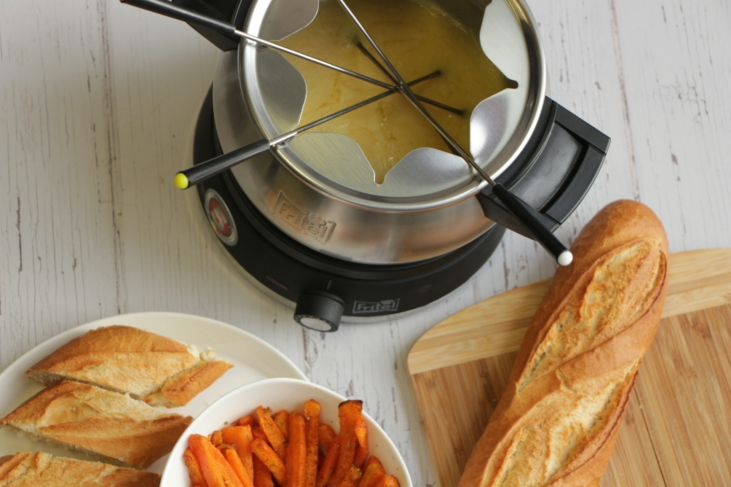 Kaltbach Kaasfondue met wortelfrietjes