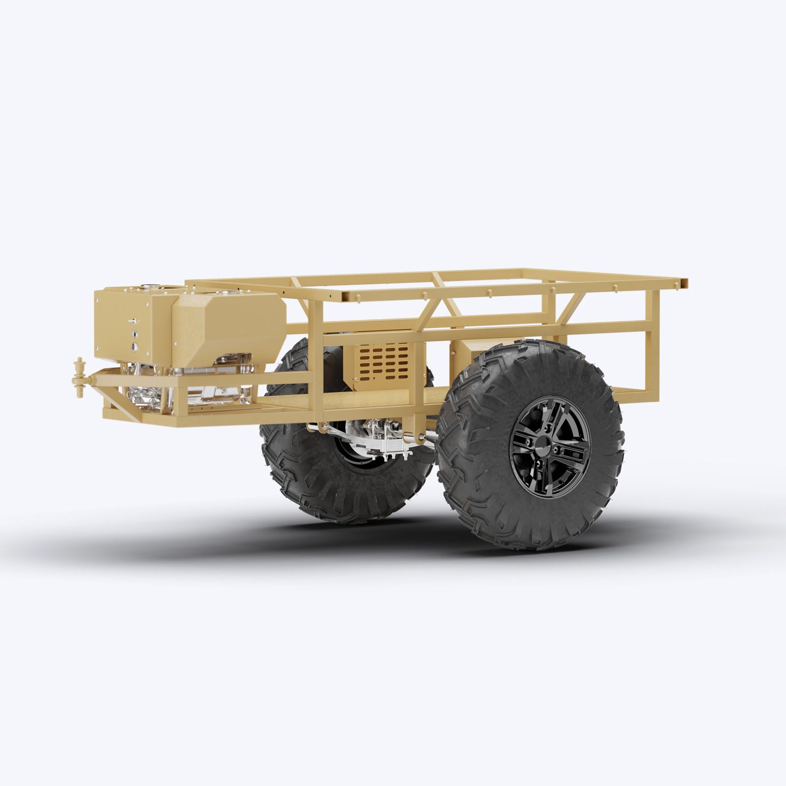 Aanhangwagen (2x elektromotoren) met range extender