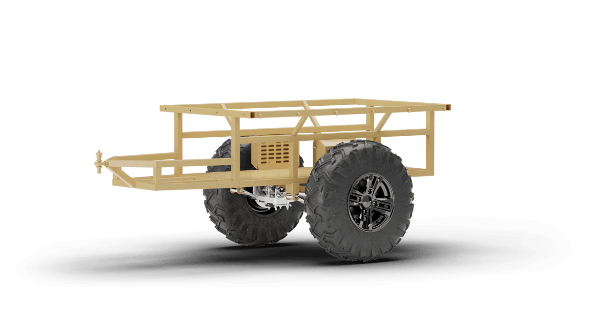 Aanhangwagen (2x elektromotoren)