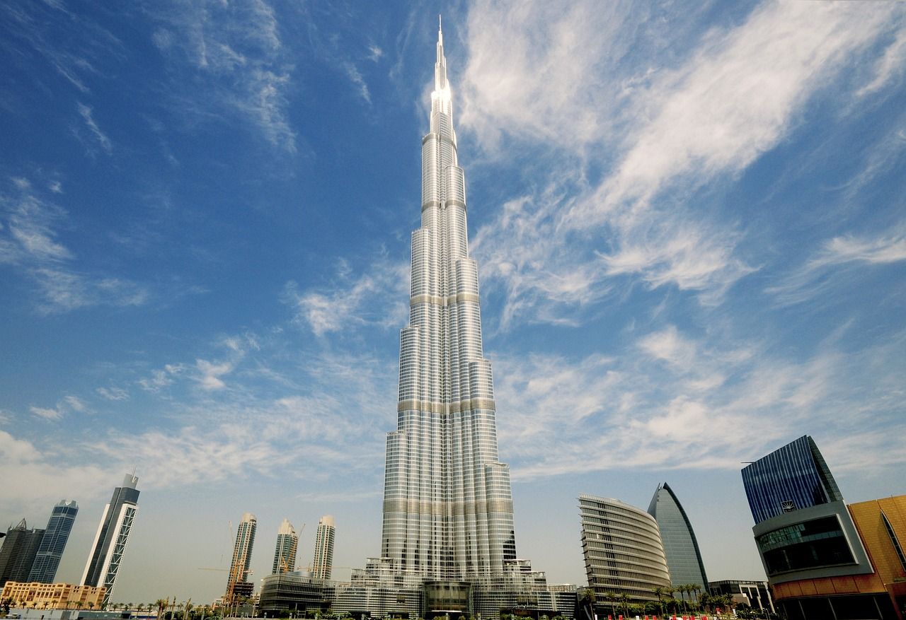 De Burj Khalifa in Dubai, het hoogste gebouw ter wereld, wordt gestuurd met KNX