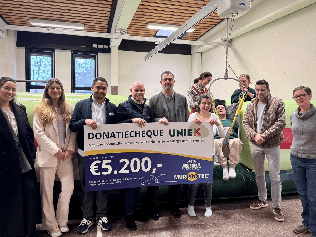 Un nouveau château gonflable pour l’ASBL Unie-K