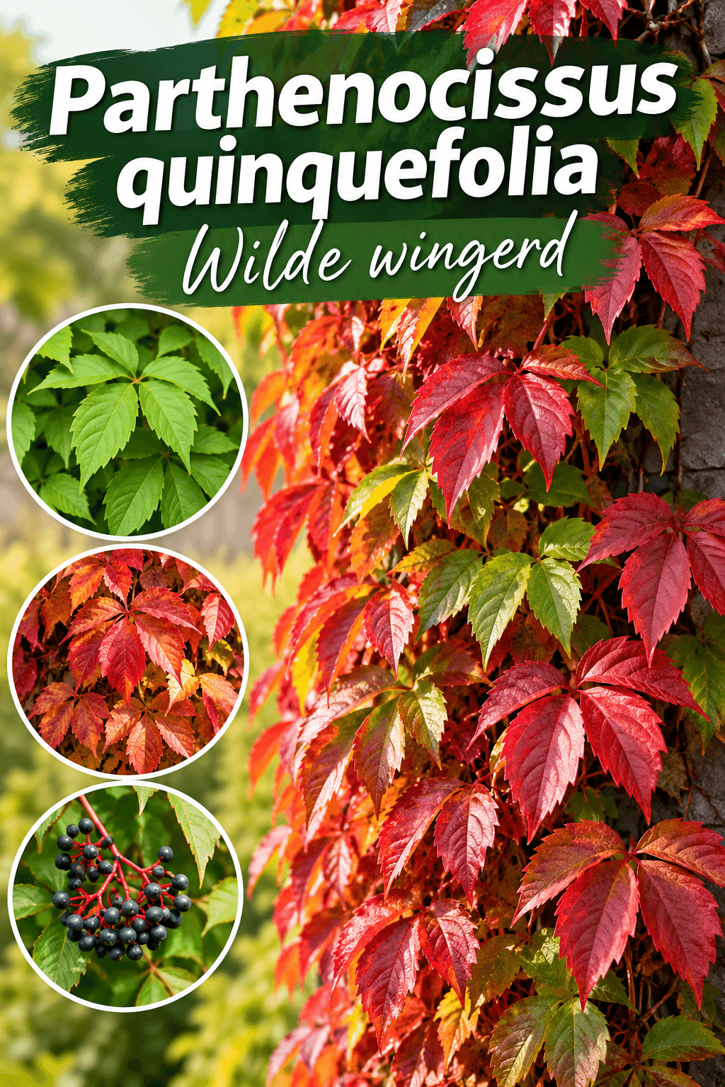 Wilde wingerd: een spectaculaire herfstkleur in je tuin! π