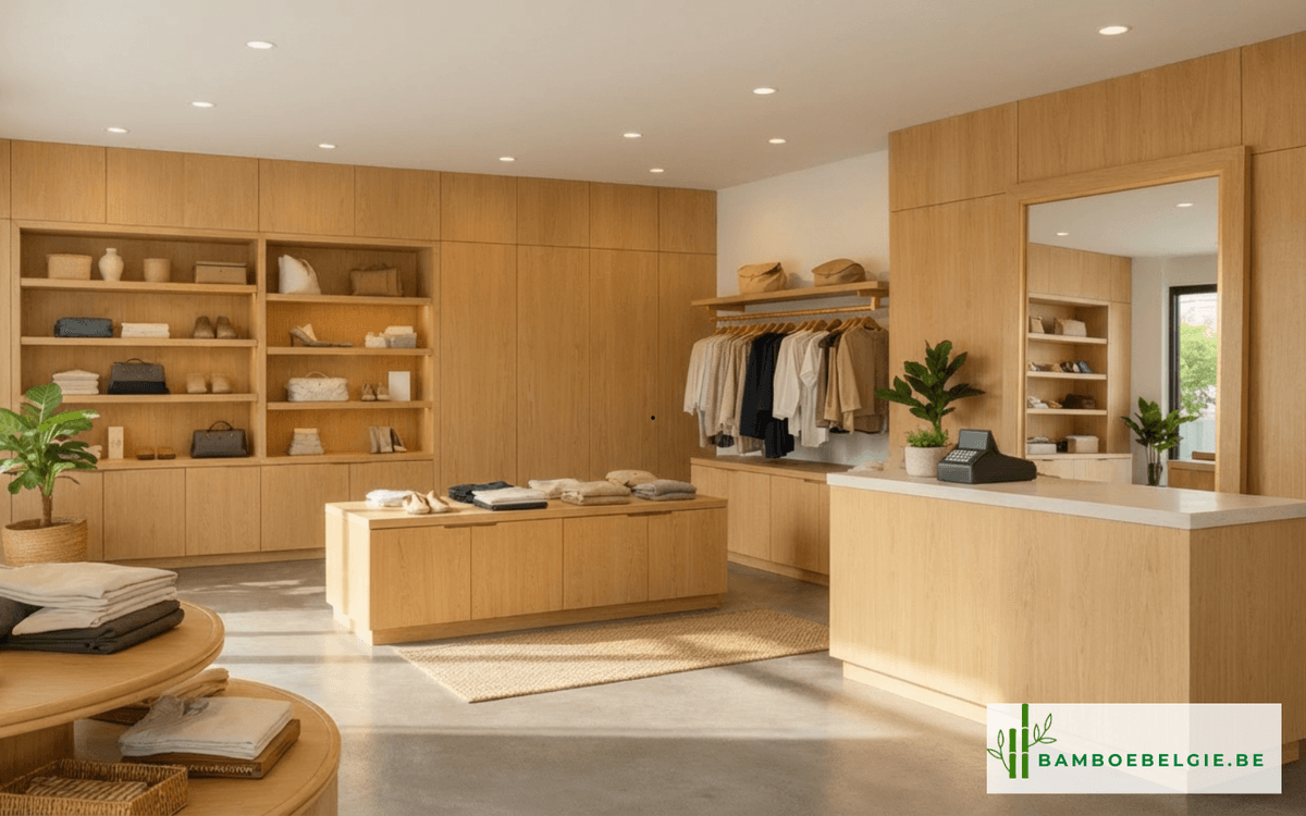 Bamboe meubelpanelen zijn perfect voor je winkelinterieur