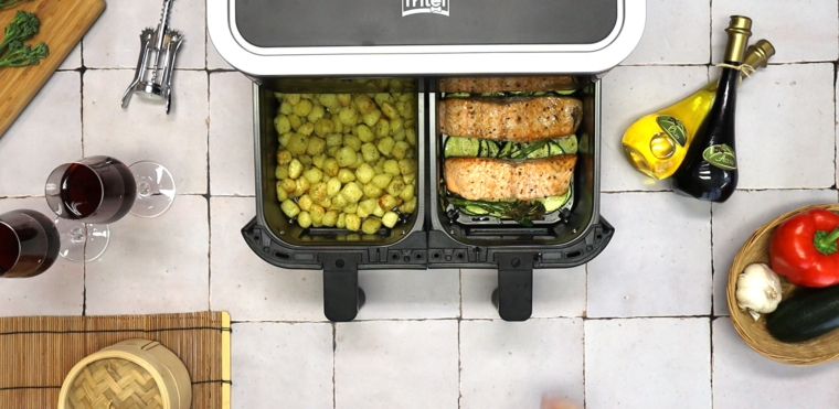 Zalm met krieltjes uit de Airfryer SnackTastic®